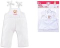 Oblečenie Overalls White Ma Corolle pre 36 cm bábiku od 4 rokov