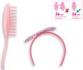 Čelenka s hrebeňom Hair Brush Set Floral Ma Corolle pre 36 cm bábiku od 4 rokov