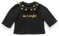 Tričko pre bábiku Black & Gold T-shirt Ma Corolle pre 36 cm bábiku
