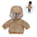 Mikina s kapucňou pre bábiku Leopard Sweater Ma Corolle pre 36 cm bábiku