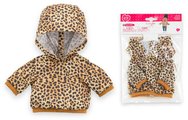 Mikina s kapucňou pre bábiku Leopard Sweater Ma Corolle pre 36 cm bábiku