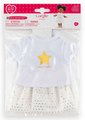 Tričko a sukňa pre bábiku Top & Skirt Set Ivory & Gold Ma Corolle pre 36 cm bábiku