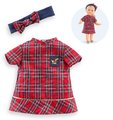 Šaty pre bábiku Dress & Headband Corolle Holidays Corolle vianočná edícia pre 36 cm bábiku