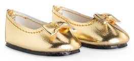 Balerínky pre bábiku Gold Ballet Flat Shoes Ma Corolle pre 36 cm bábiku