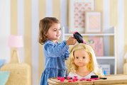 Fén na vlasy pre bábiku Hairstyling Set Ma Corolle 14 doplnkov pre 36 cm bábiku