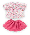 Top a sukňa Blouse & Skirt Ma Corolle ružová pre 36 cm bábiku
