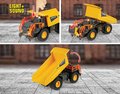 Autíčko stavebné vyklápač Volvo Rigid Hauler Majorette so zvukom a svetlom dĺžka 20 cm