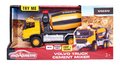 Autíčko stavebné miešačka Volvo Truck Cement Mixer Majorette so zvukom a svetlom dĺžka 19 cm