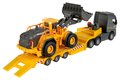 Kamión s nakladačom Volvo Truck & Wheel Loader Majorette 35 cm dĺžka so zvukom a svetlom