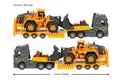 Kamión s nakladačom Volvo Truck & Wheel Loader Majorette 35 cm dĺžka so zvukom a svetlom