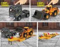 Kamión s nakladačom Volvo Truck & Wheel Loader Majorette 35 cm dĺžka so zvukom a svetlom
