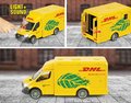 Autíčko kuriérske Mercedes-Benz Sprinter DHL Majorette so zvukom a svetlom dĺžka 15 cm