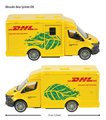 Autíčko kuriérske Mercedes-Benz Sprinter DHL Majorette so zvukom a svetlom dĺžka 15 cm