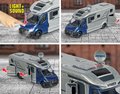 Autíčko karavan Hymer B-Class Majorette so zvukom a svetlom dĺžka 19 cm