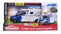 Autíčko karavan Hymer B-Class Majorette so zvukom a svetlom dĺžka 19 cm