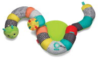 Vankúšik pre hru na brušku Húsenica Prop-A-Pillar Tummy Time & Seated Support Infantino s opierkou a odnímateľnými hračkami s hryzátkom od 0 mes