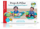 Vankúšik pre hru na brušku Húsenica Prop-A-Pillar Tummy Time & Seated Support Infantino s opierkou a odnímateľnými hračkami s hryzátkom od 0 mes