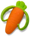 Silikónové hryzátko Mrkva Textured Carrot Teether Infantino oranžové od 0 mes