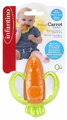 Silikónové hryzátko Mrkva Textured Carrot Teether Infantino oranžové od 0 mes
