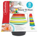 Skladacia veža Stack'N Nest Cups Infantino 8 dielna od 9 mes INF216270-01