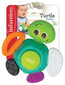 Hrkálka Korytnačka Turtle Rattle Infantino s ohybnými časťami od 3 mes