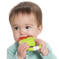 Hryzátko Jahoda Vibrating Teether Strawberry Infantino vibrujúce s lienkou od 3 mes