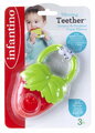 Hryzátko Jahoda Vibrating Teether Strawberry Infantino vibrujúce s lienkou od 3 mes