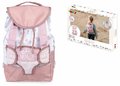 Klokanka s batohom Backpack Natur D'Amour Baby Nurse Smoby pre 42 cm bábiku nastaviteľné ramienka a vrecko pre fľašku