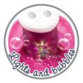 Vanička s tečúcou vodou elektronická Violette Baby Nurse Smoby s jacuzzi kúpelom a Led osvetlením pre 42 cm bábiku