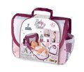 Prebaľovacia taška s plienkou Violette Baby Nurse Smoby so 7 doplnkami s nastaviteľným ramienkom