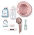 Vanička s nočníkom Bath Set Natur D'Amour Baby Nurse Smoby s kozmetikou a 8 doplnkov pre 42 cm bábiku