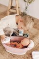 Vanička s tečúcou vodou v sprche Balneo Bath Natur D'Amour Baby Nurse Smoby s jacuzzi kúpeľom so svetlom a bublaním elektronické