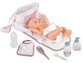 Prebaľovacia taška s plienkou Changing Bag Natur D'Amour Baby Nurse Smoby s 8 doplnkami pre 42 cm bábiku