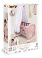 Kolíska s textilným baldachýnom Cradle Natur D'Amour Baby Nurse Smoby pre 42 cm bábiku od 18 mes