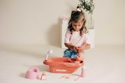 Vanička s nočníkom Bath Set & Accessories Soft Baby Nurse Smoby s 8 doplnkami pre 42 cm bábiku