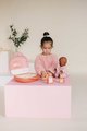 Kufrík s prebaľovacími potrebami Vanity Soft Baby Nurse Smoby pre bábiku s 12 doplnkami
