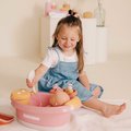 Vanička s funkčnou sprchou Balneo Bath Soft Baby Nurse Smoby s jacuzzi kúpeľom s LED svetlom a bublaním elektronická