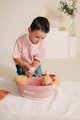 Vanička s funkčnou sprchou Balneo Bath Soft Baby Nurse Smoby s jacuzzi kúpeľom s LED svetlom a bublaním elektronická