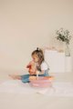 Vanička s funkčnou sprchou Balneo Bath Soft Baby Nurse Smoby s jacuzzi kúpeľom s LED svetlom a bublaním elektronická