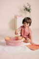 Vanička s funkčnou sprchou Balneo Bath Soft Baby Nurse Smoby s jacuzzi kúpeľom s LED svetlom a bublaním elektronická
