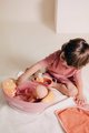 Vanička s funkčnou sprchou Balneo Bath Soft Baby Nurse Smoby s jacuzzi kúpeľom s LED svetlom a bublaním elektronická