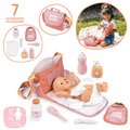 Prebaľovacia taška s plienkou Changing Bag Soft Baby Nurse Smoby s fľaškou a 8 doplnkami pre 42 cm bábiku