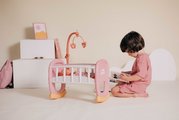 Kolíska s kolotočom Baby´s Cot Soft Baby Nurse Smoby pre 42 cm bábiku od 18 mes