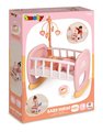 Kolíska s kolotočom Baby´s Cot Soft Baby Nurse Smoby pre 42 cm bábiku od 18 mes
