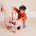 Kolíska s kolotočom Baby´s Cot Soft Baby Nurse Smoby pre 42 cm bábiku od 18 mes