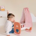 Kolíska s textilným baldachýnom Cradle Soft Baby Nurse Smoby pre 42 cm bábiku od 18 mes