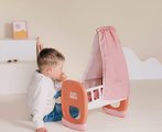 Kolíska s textilným baldachýnom Cradle Soft Baby Nurse Smoby pre 42 cm bábiku od 18 mes