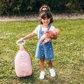 Prebaľovací kufrík s postieľkou na kolieskach 3v1 Nursery Soft Baby Nurse Smoby s jedálenskou stoličkou 6 doplnkov od 18 mes