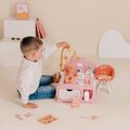 Domček pre bábiku elektronický Cocoon Nursery Soft Baby Nurse Smoby denná a nočná zóna 16 doplnkov