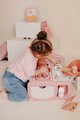 Domček pre bábiku elektronický Cocoon Nursery Soft Baby Nurse Smoby denná a nočná zóna 16 doplnkov